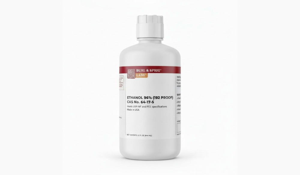 192 Proof Ethanol Solvent 96% High Purity Laboratory & Extraction Grade