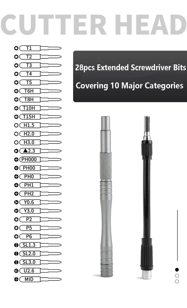 30 in 1 Mini Screwdriver High-Quality Precision Bits for Phone