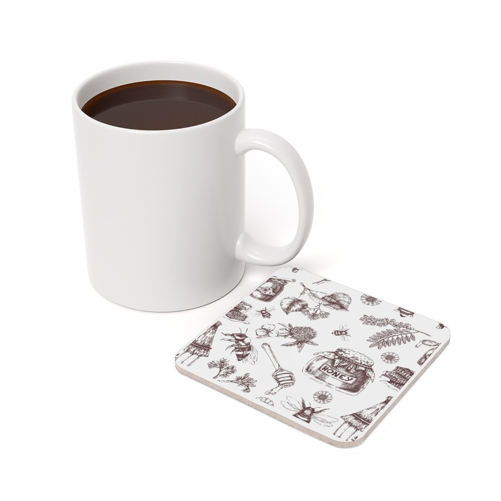 Honey Cork Back Coaster