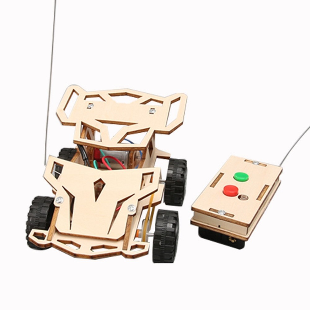 DIY Remote Control Four Wheel Drive Racing Elementary School Students2654