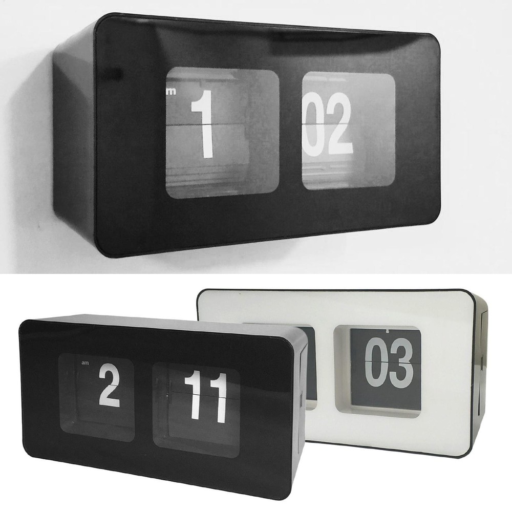 Clock, Home Decor Desk Clock, Retro Flip Down Clock, Battery Operated, Digital