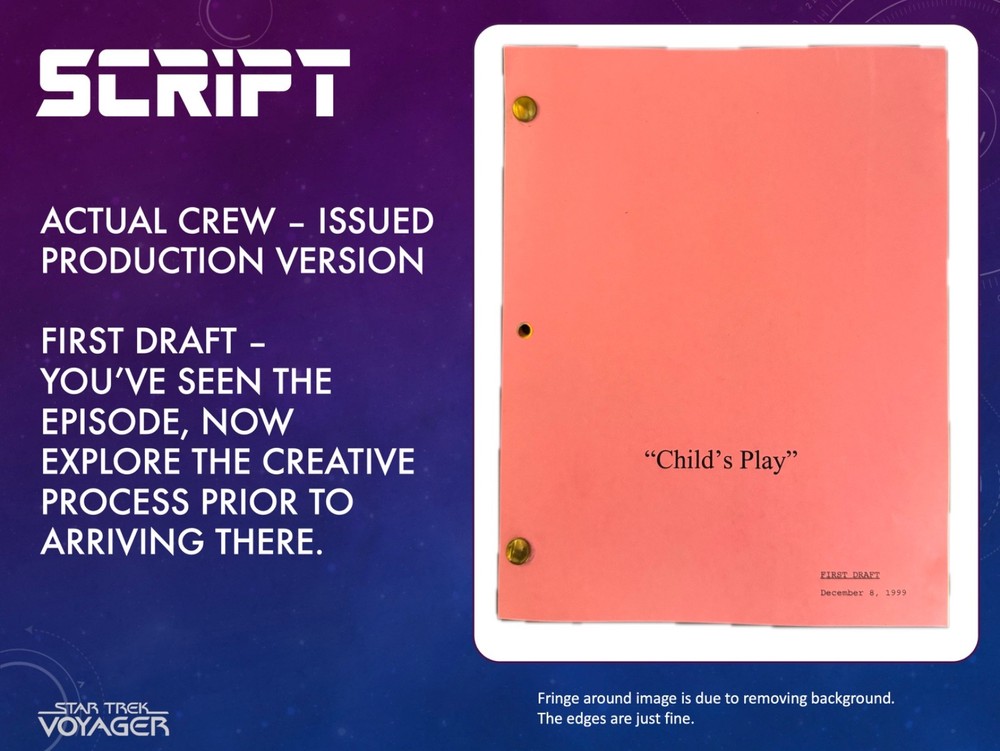 Star Trek Voyager Script S06E19 Genuine & Original! +Final Draft Revisions +COA