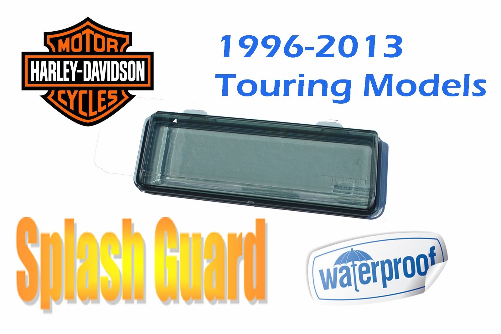 Waterproof Splash Guard Radio Stereo Adapter Tint fits Harley Davidson Touring