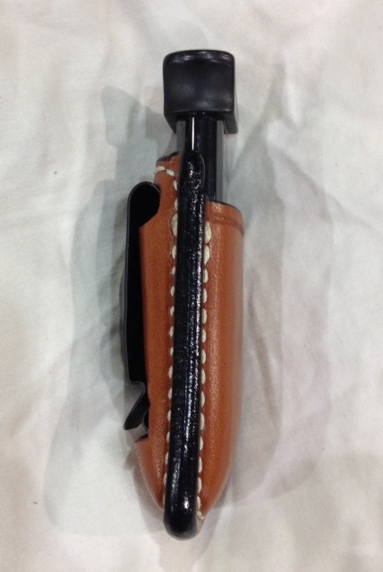 Leather Magazine Case -COLT 1911 Single Stack .45 / M&P SHIELD 9 mm ... (# 1111)