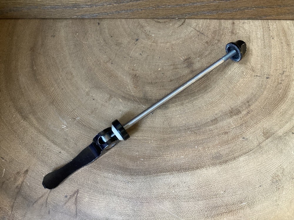 Vtg Black Anodized Control Tech Titanium Front Quick Release Skewer
