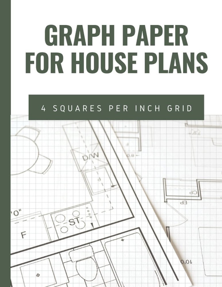 Graph Paper for House Plans: Composition Notebook Graph Paper for Architects, De