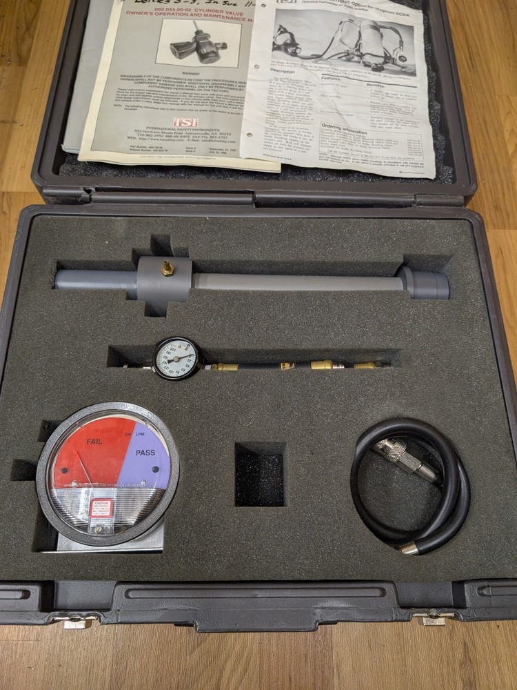 ISI NFPA SCBA Test Kit – Flow & Pressure Testing Equipment