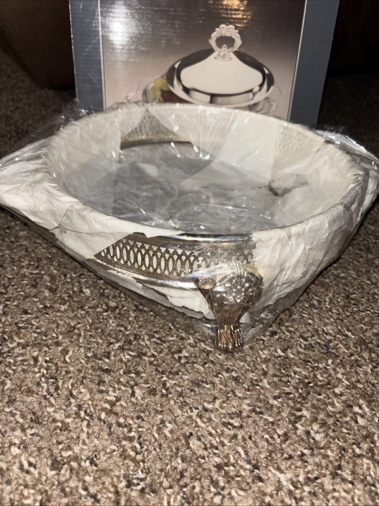 Regal Silver Plated 2 Qt Duo Server Vintage Sealed Contents Open Box New