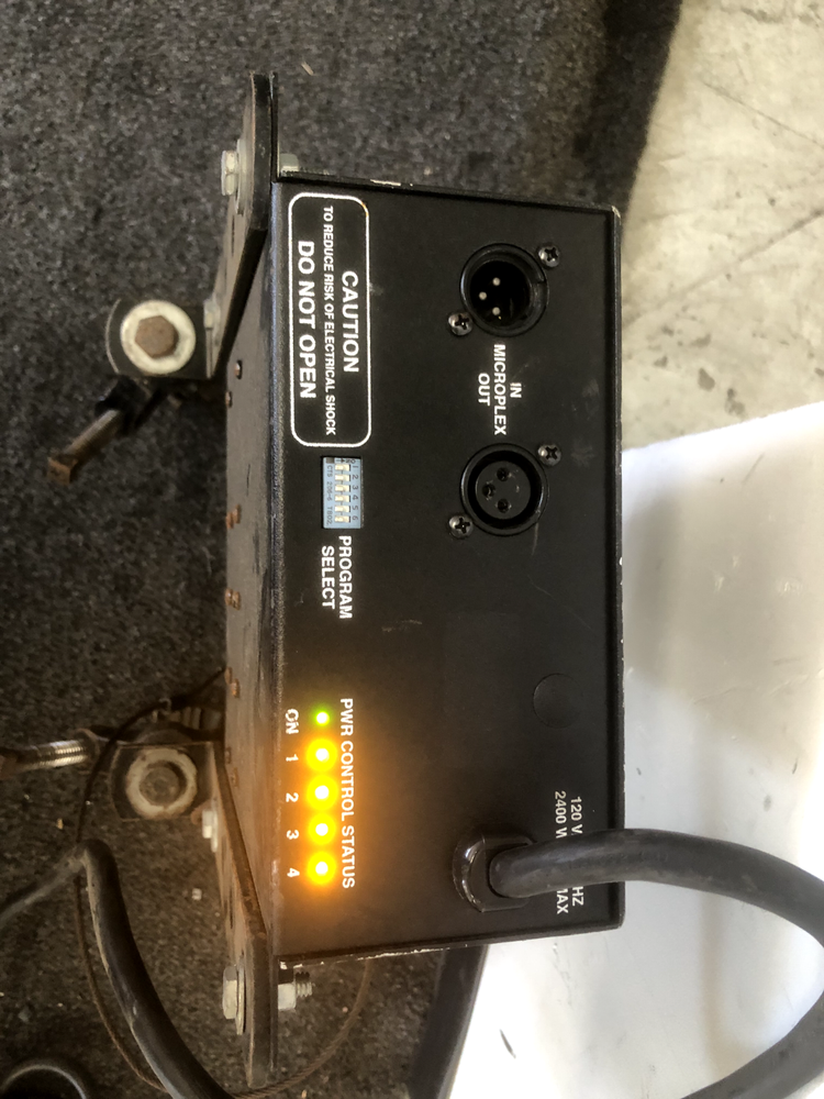 Leviton ND 4600 4-Channel Audio Filtering Programmable Micro Plex Dual SCR