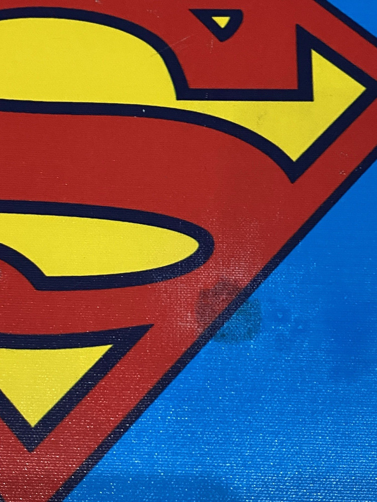 DC Superman Toy/Comic Storage Box With Printed Art