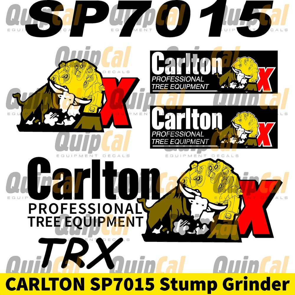 Carlton SP7015 TRX  Basic Decal Set. Many other Carlton Decal Sets Available