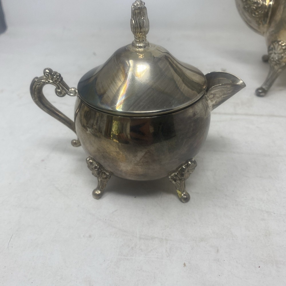 Silver Plated Tea Set 4 Piece