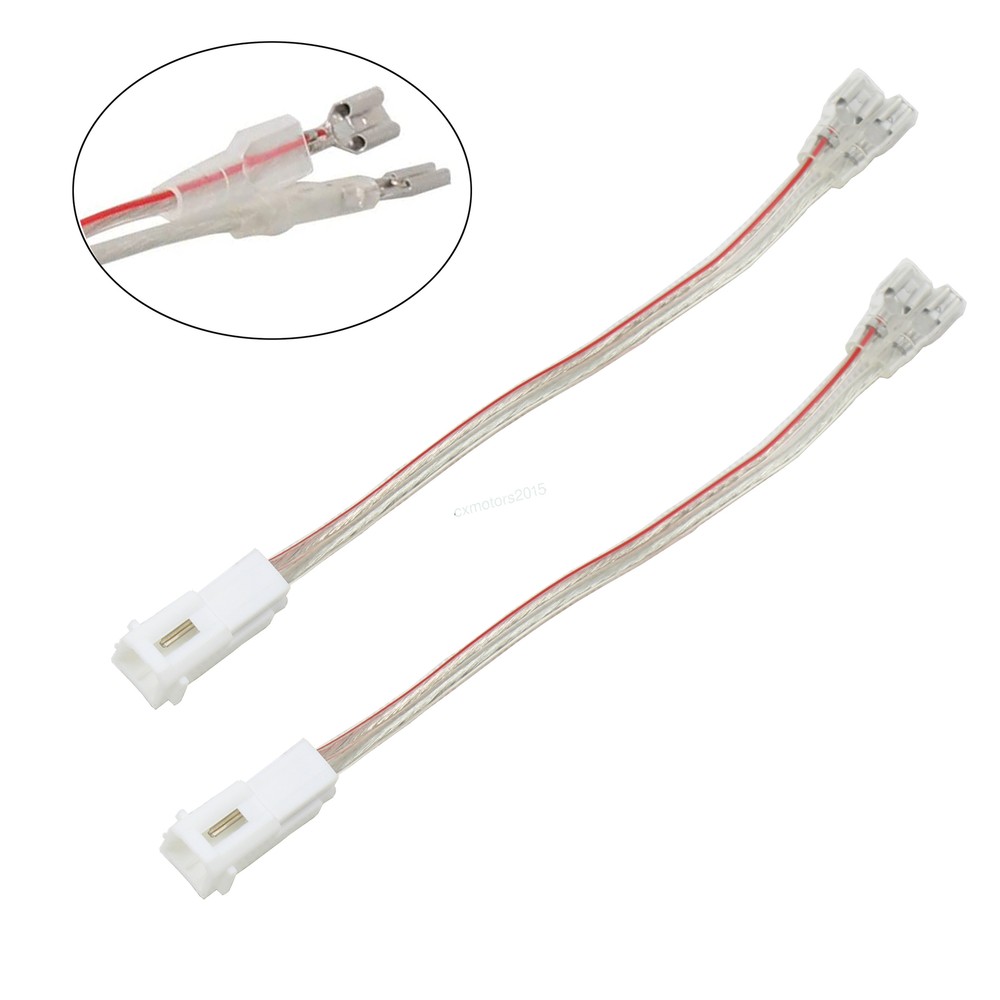 In Dash Tweeter Door Speaker Install Harness Adapter Set for Dodge Ram 1500 2500