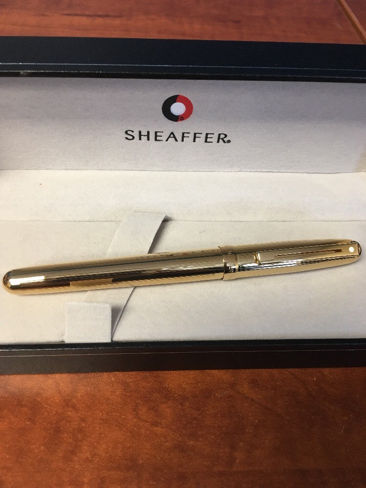 Sheaffer Prelude 22K Gold Plate “M” Nib Fountain Pen