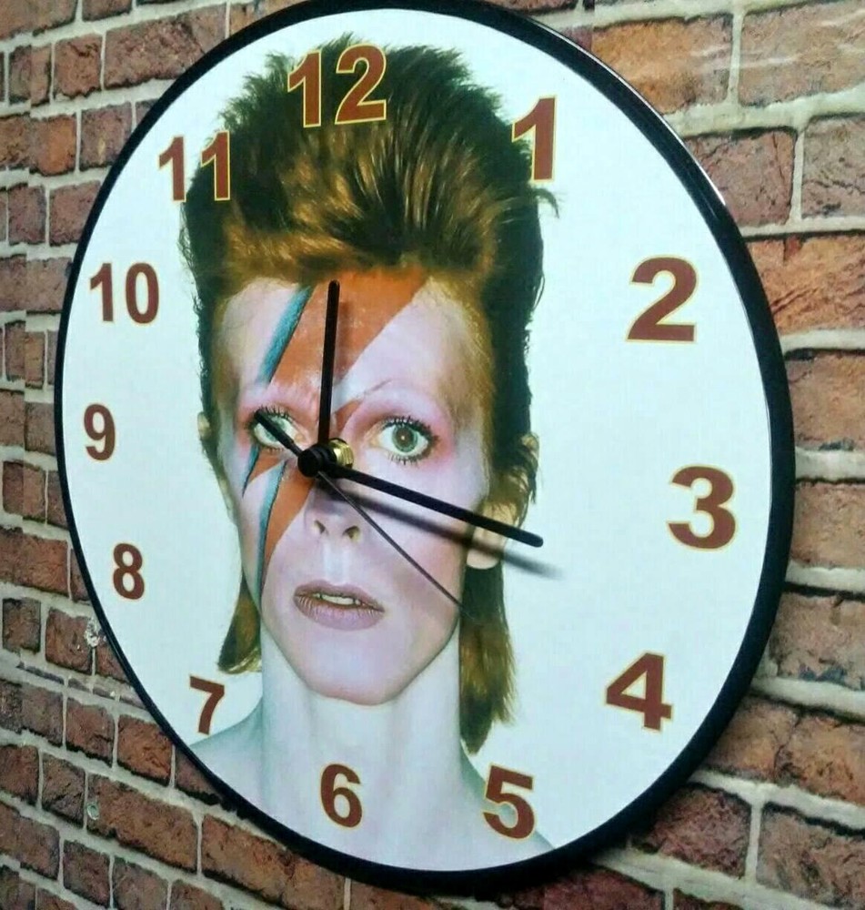 DAVID BOWIE - WALL CLOCK 30 cm Fibreboard vinyl/plot - Argentina