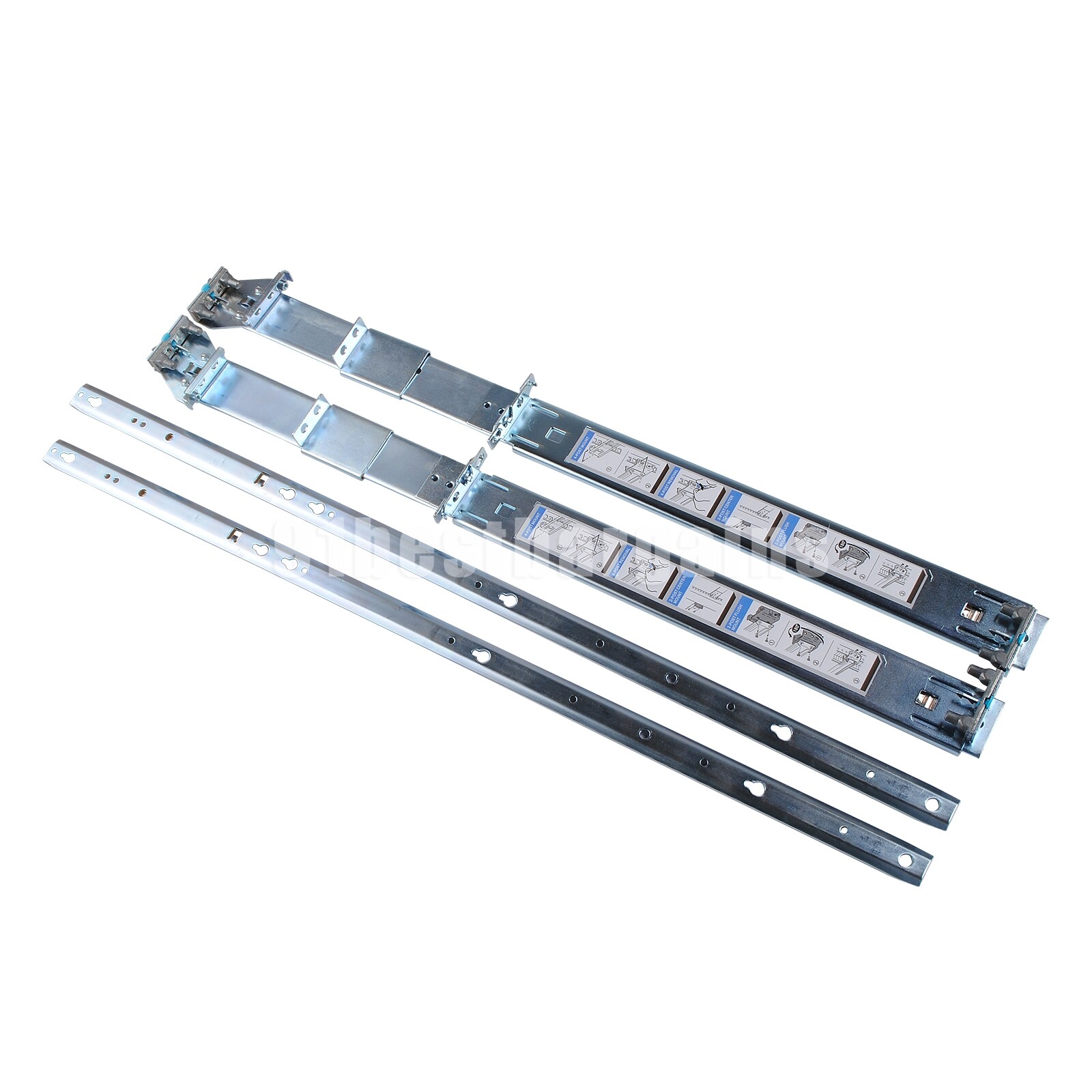 Dell R510 R520 R530 R720 R730 R820 R740 R740XD Post Rack 2U Static Rails 0H872R