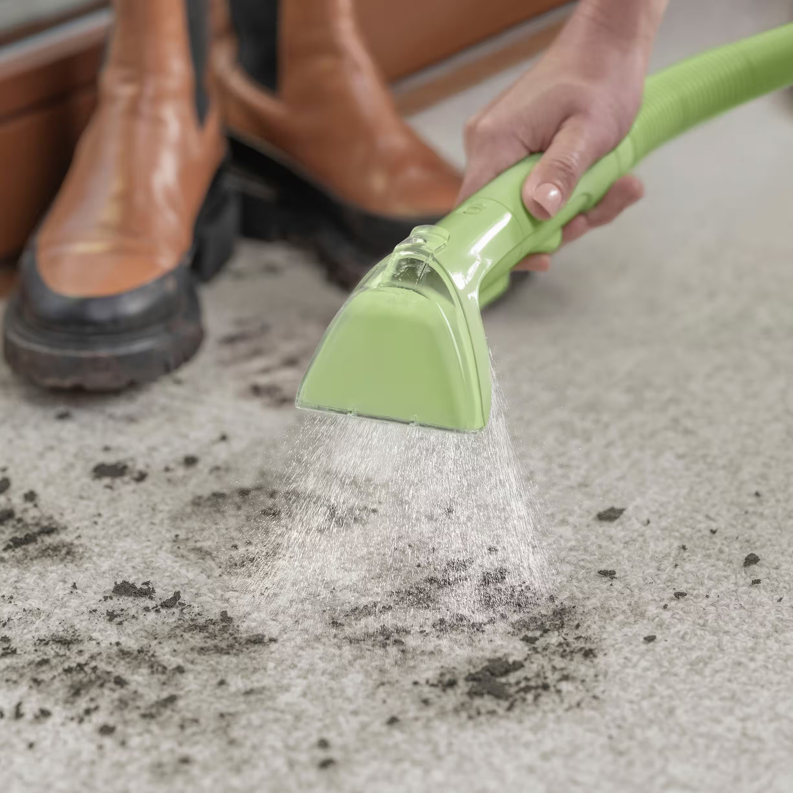 BISSELL - Little Green® Mini Portable Carpet Cleaner - Tea