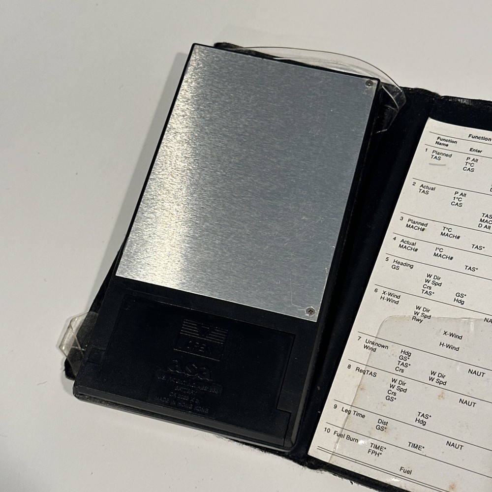 ASA CX-1 Pathfinder Electronic Flight Computer Calculator TESTED Working