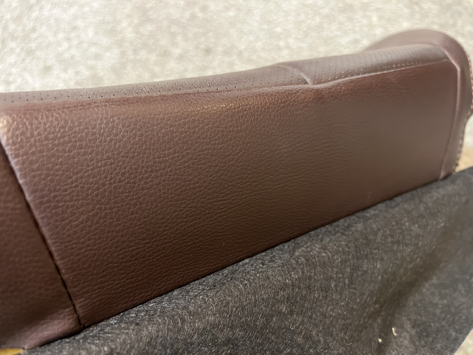 13 - 14 Subaru Outback Passenger RH Saddle Brown Lower Seat Bottom Leather Cover