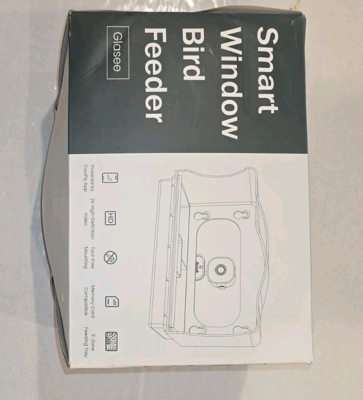 Glasee Smart Window Bird Feeder With Ai Camera And App New