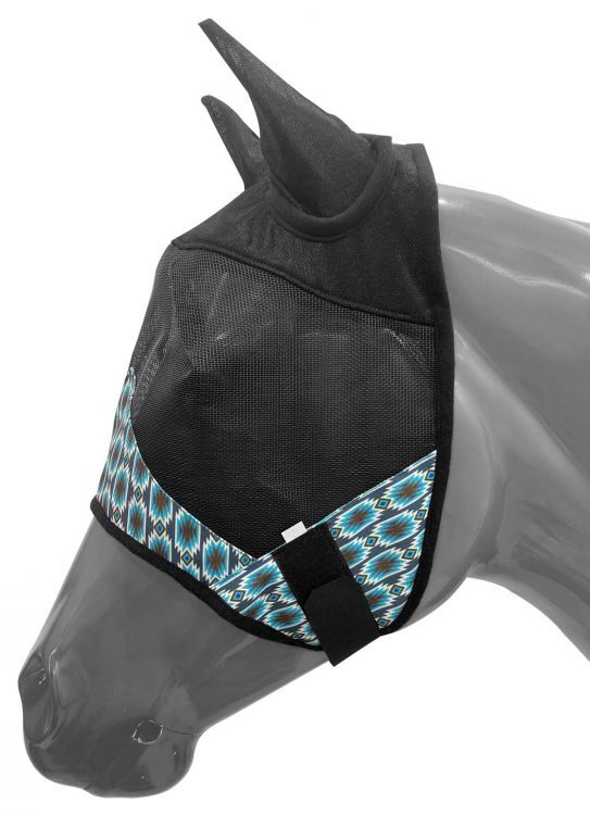 Showman Aztec Print Fly Mask w/ Ears