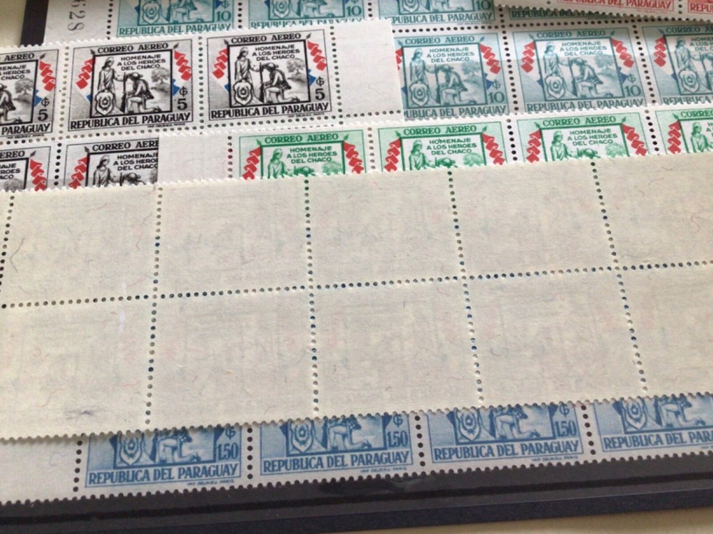 Paraguay mint never hinged stamps A16409