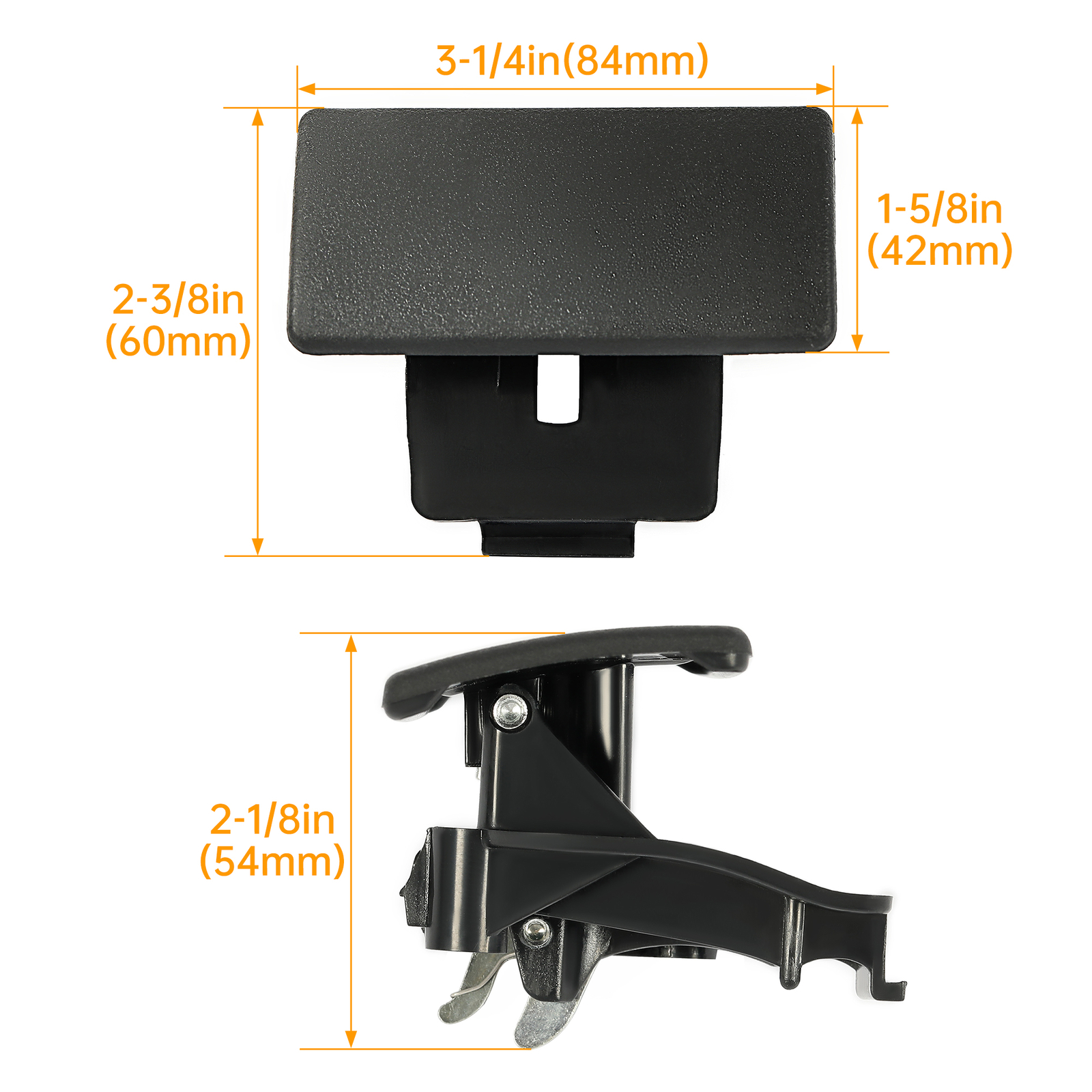 For Chevy Colorado GMC Canyon Hummer H3 Glove Box Latch Handle Black 2004-2012