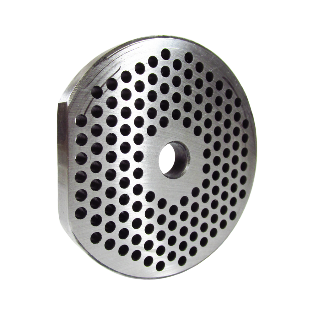 GRINDER PLATE #12 - 1/8 HOLE W/ 1 FLAT EDGE