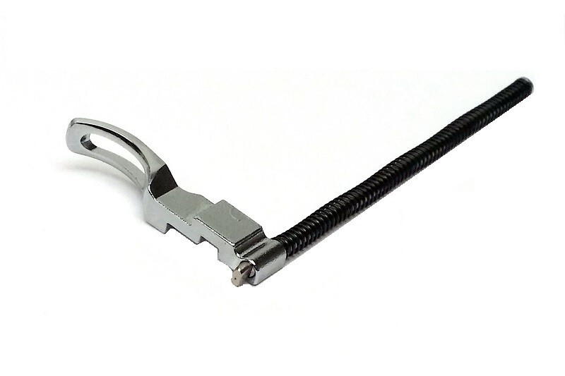 **JWH Custom Ruger 10/22 Upgrade Chrome Skeletonized Extd Charging Handle**