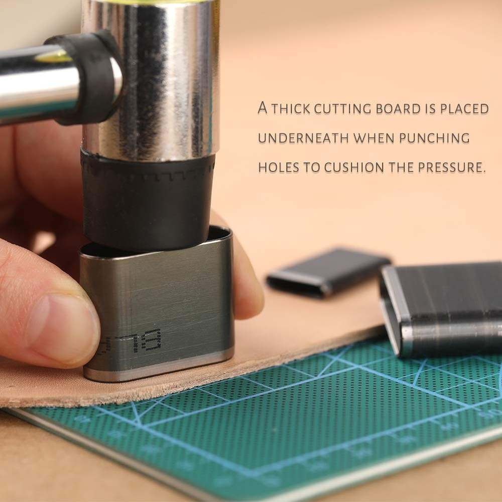 52 Shape Style Leather Hole Punch Tool, Multiple Shapes Leather Cutting Dies,...