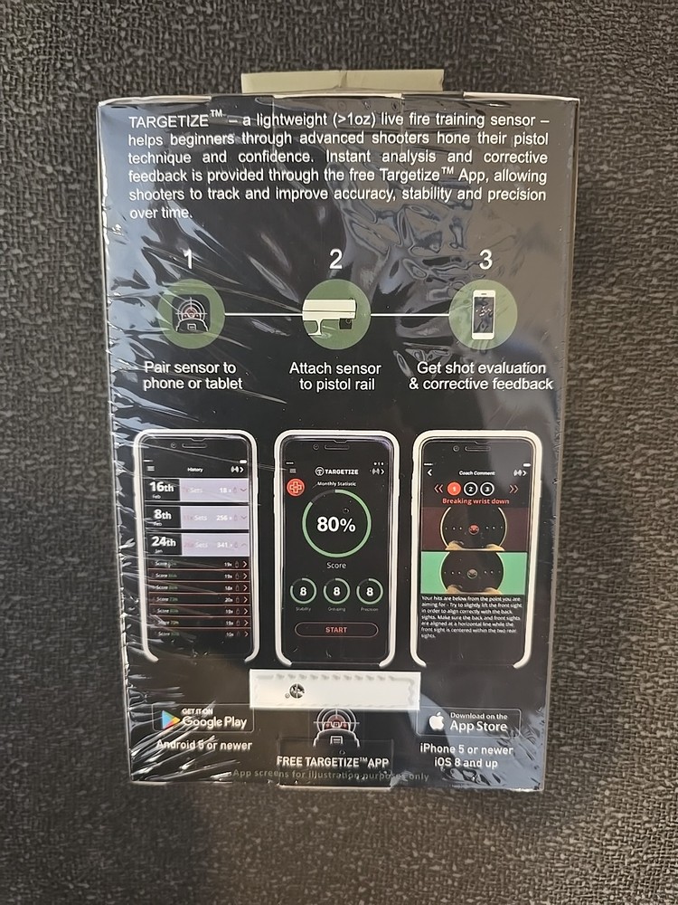 Targetize Personal Firearm Training System - 36264