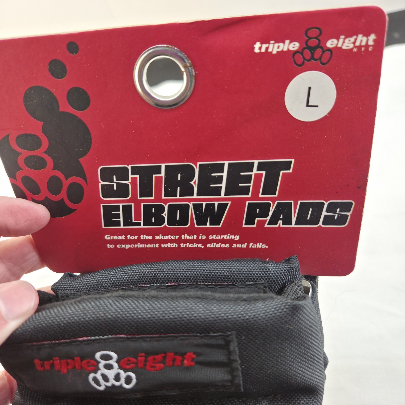 Triple 8 Skateboard/BMX Street Elbow Pads Size Large New