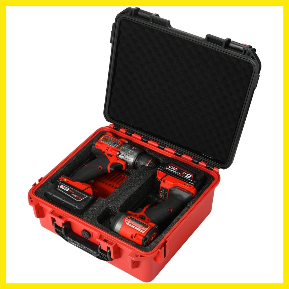 Tool Case for Milwaukee M18 Impact Drill Driver Combo Kit - Tool Box for Milw...