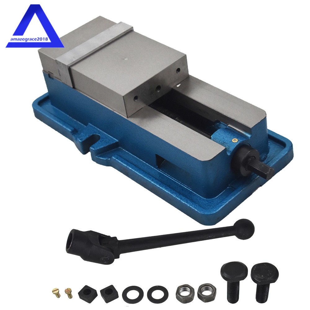 4" Lockdown CNC Milling Machine Bench Vise Clamping Vice Precision Without Base