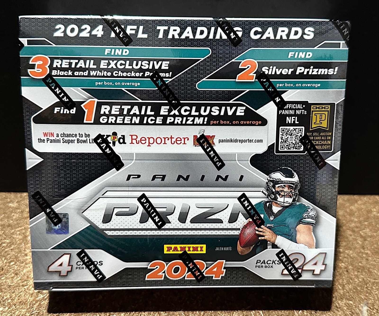 2024 PANINI PRIZM FOOTBALL FACTORY SEALED 24 PACK RETAIL BOX NFL - IN HAND!