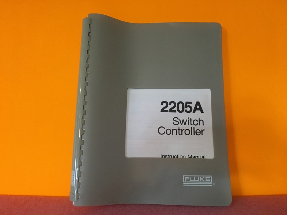 Fluke 633644 2205A Switch Controller Instruction Manual