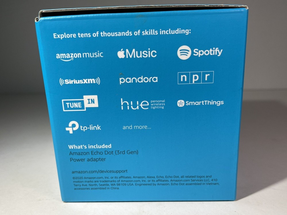 Amazon Echo Dot (3rd Generation) Smart Speaker - Charcoal NOB