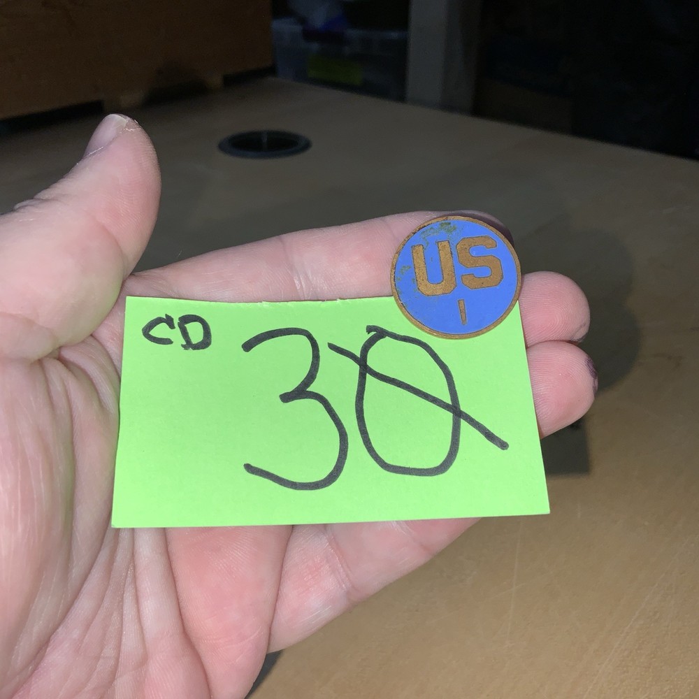 Post WWI experimental Enameled Collar Disc In Branch Color Cd 30