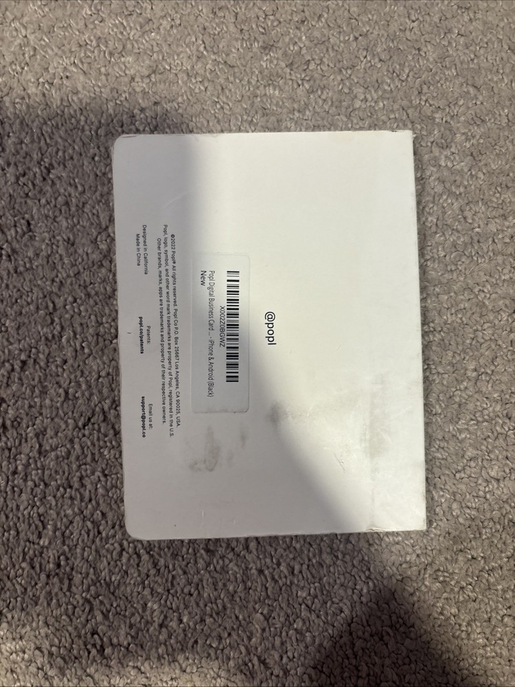 Popl Rubber Wrist Band + Black Metal card - NFC Digital Business Card tap