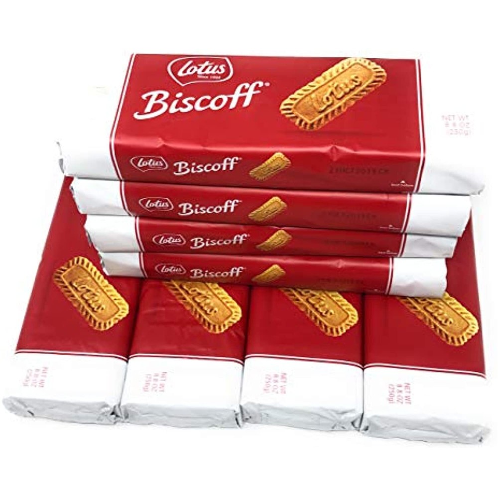 Lotus Biscoff Cookies 2 Boxes (4 Packets per Box)