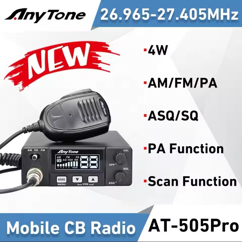 Anytone AT 505PRO Compact CB Radio