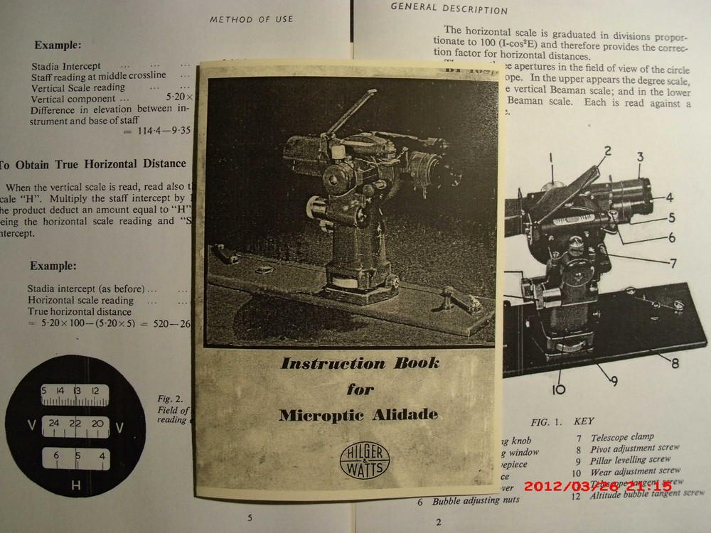 Alidade. H & W. Operation     (75)