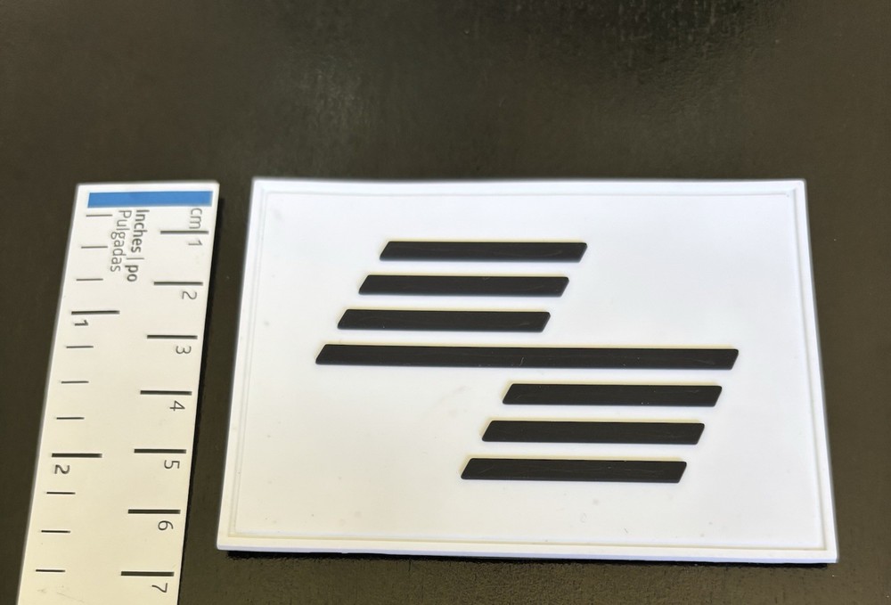 HYROX Patch Hook (White W/ Black Stripes