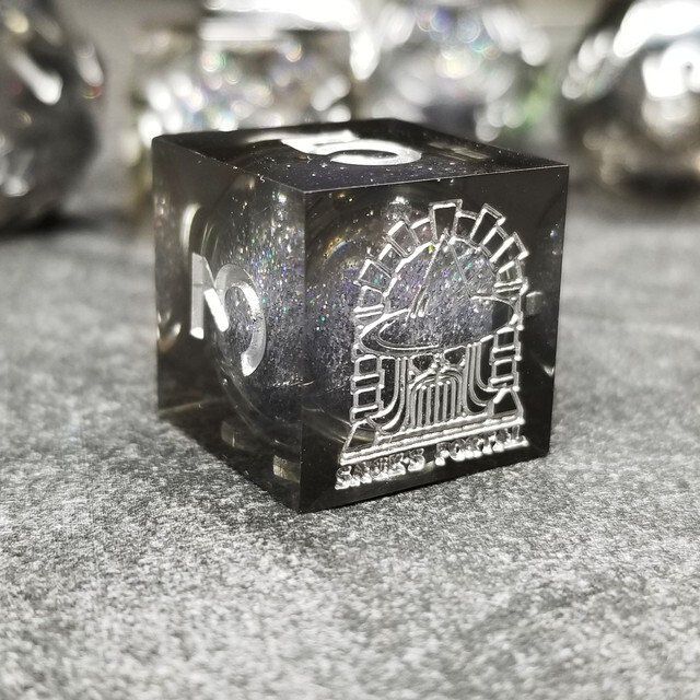 Sage's Spirits - Nocturnal Spirits Liquid Core Sharp Edge Resin Dice Set