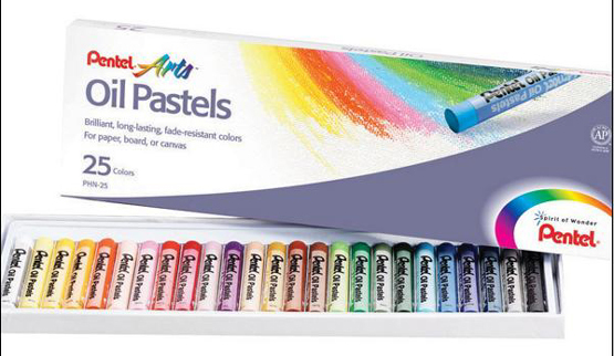 Pentel Artists Oil Pastels - 25 Set