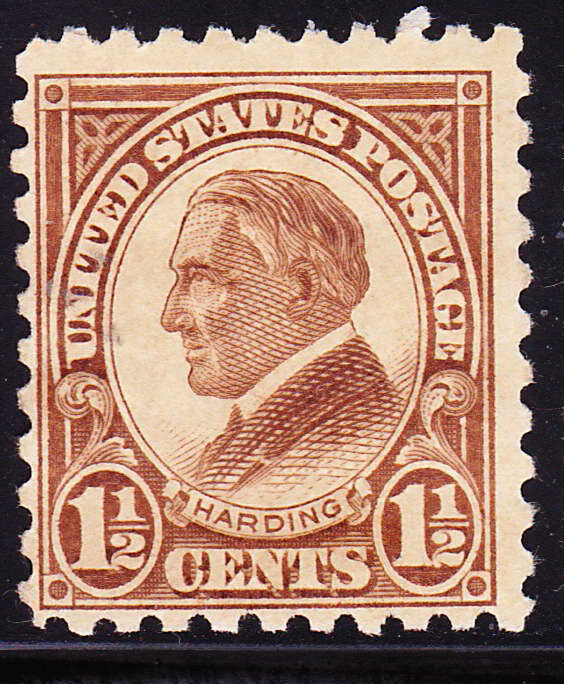 U.S. Sc. #552, Mint, 1925 1.5-cent Harding, Perf. 10