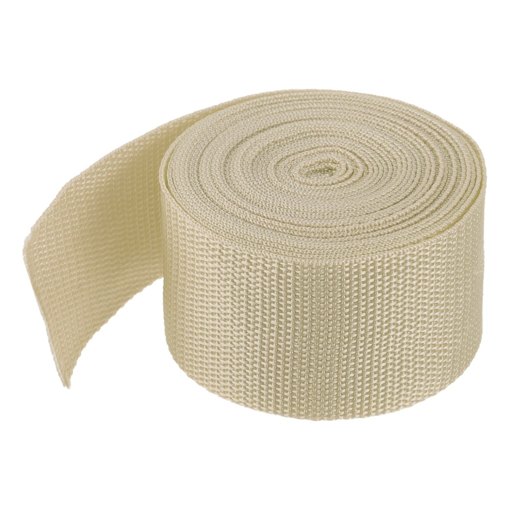 Lightweight Polypropylene Webbing Strap 5cm 5 Yard Light Khaki