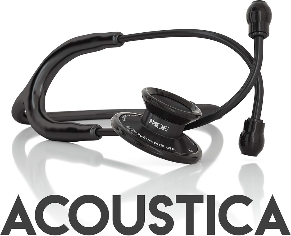 MDF Instruments, Acoustica Lightweight Stethoscope for Doctors, Nurses, Students