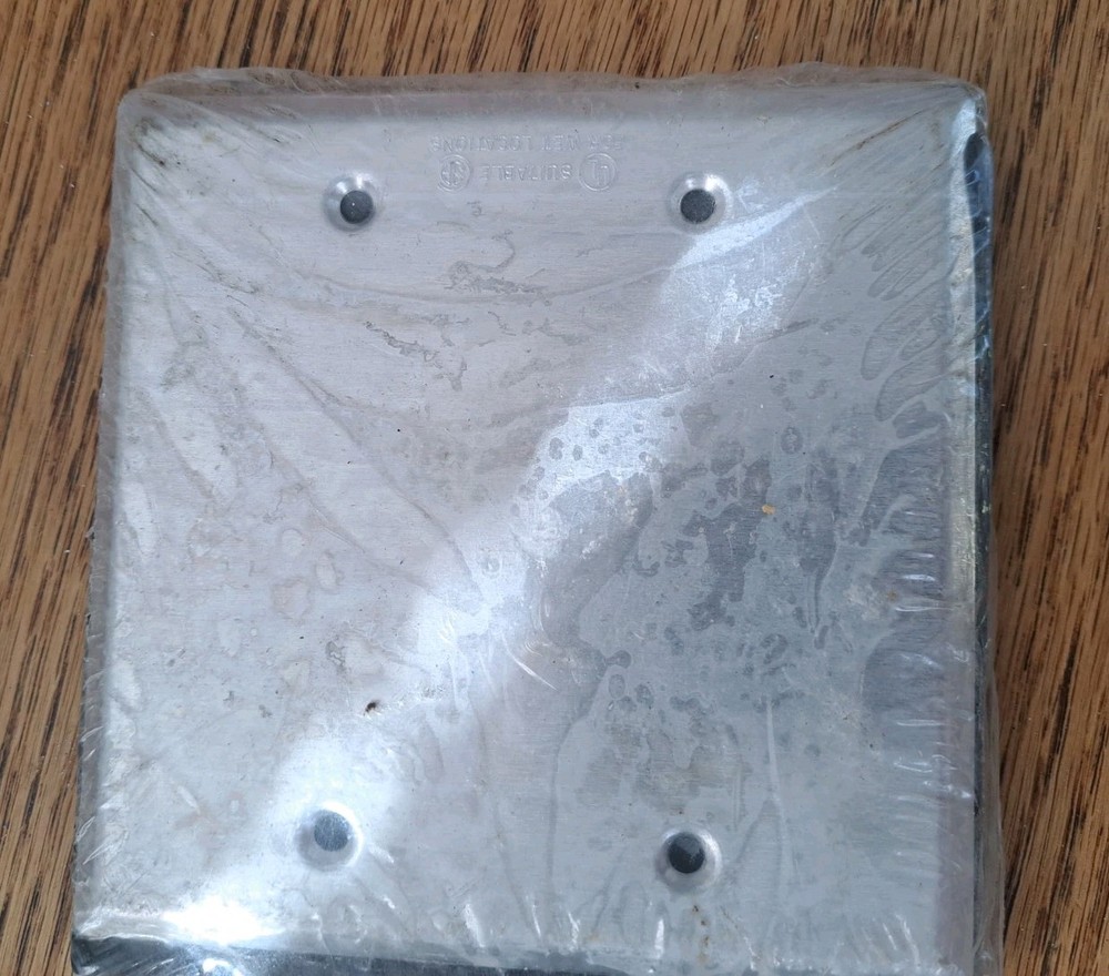 Red Dot Blank Cover Two Gang R2CCB S440E