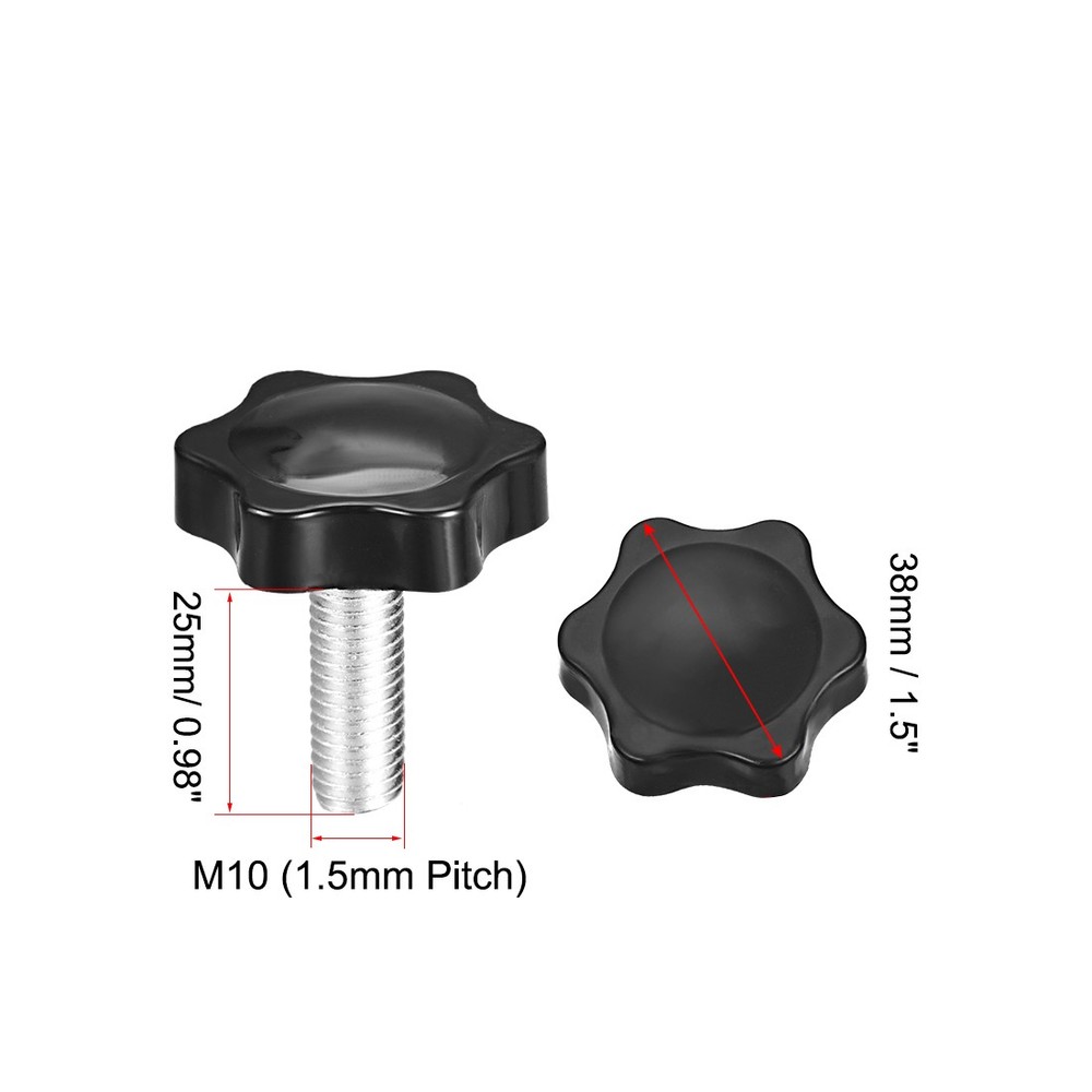 Locking screw 38mm hex plum slide M10 x 25mm thread 2pcs
